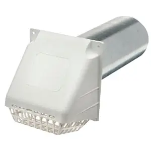 Deflecto RVHAW4 Wide Mouth Dryer Vent Hood 4 in Dia 14 in L