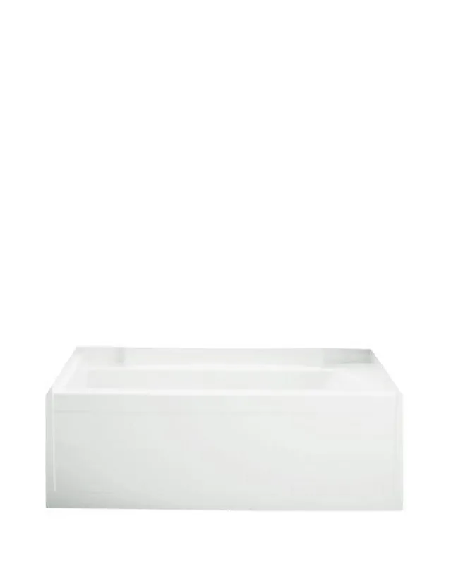 Sterling 71151110-0 Accord 60 in. x 32 in. Soaker Alcove Bathtub with Left Drain in White
