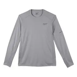 Milwaukee 415G-2X WORKSKIN Lightweight Performance Shirt - Long Sleeve - Gray 2X
