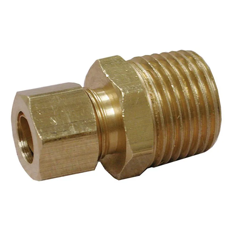 Jones Stephens C74066LF 3/8 x 1/2 in. Compression x Male Brass Reducing Connector