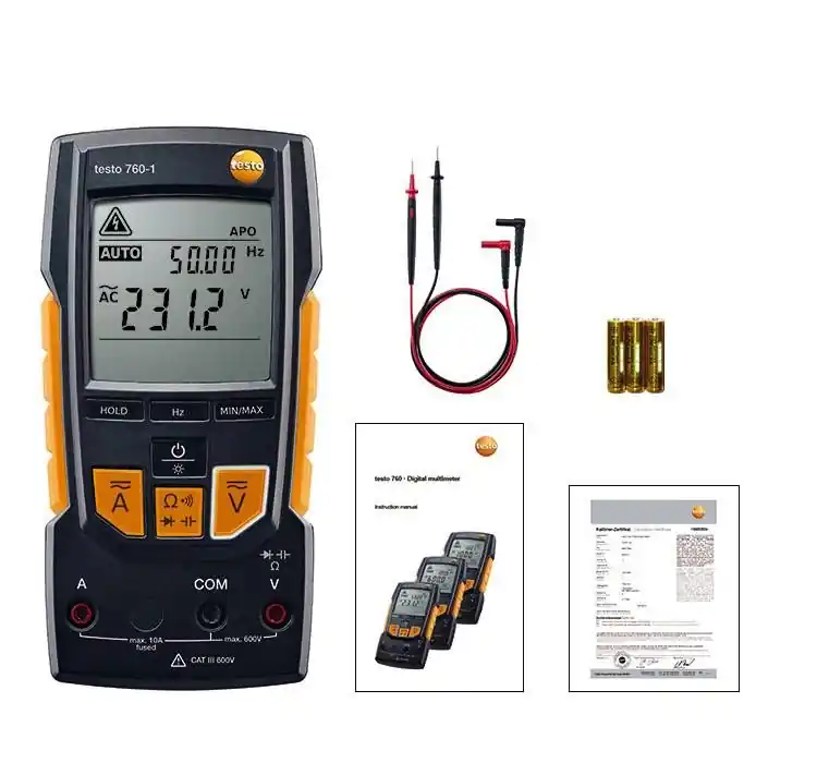 Testo 05907601 Digital Multimeter with Auto-Test and Capacitance
