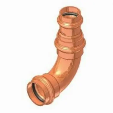 Apollo 10066083 1 x 3/4 in. Reducing Copper Press 90 Degree Elbow