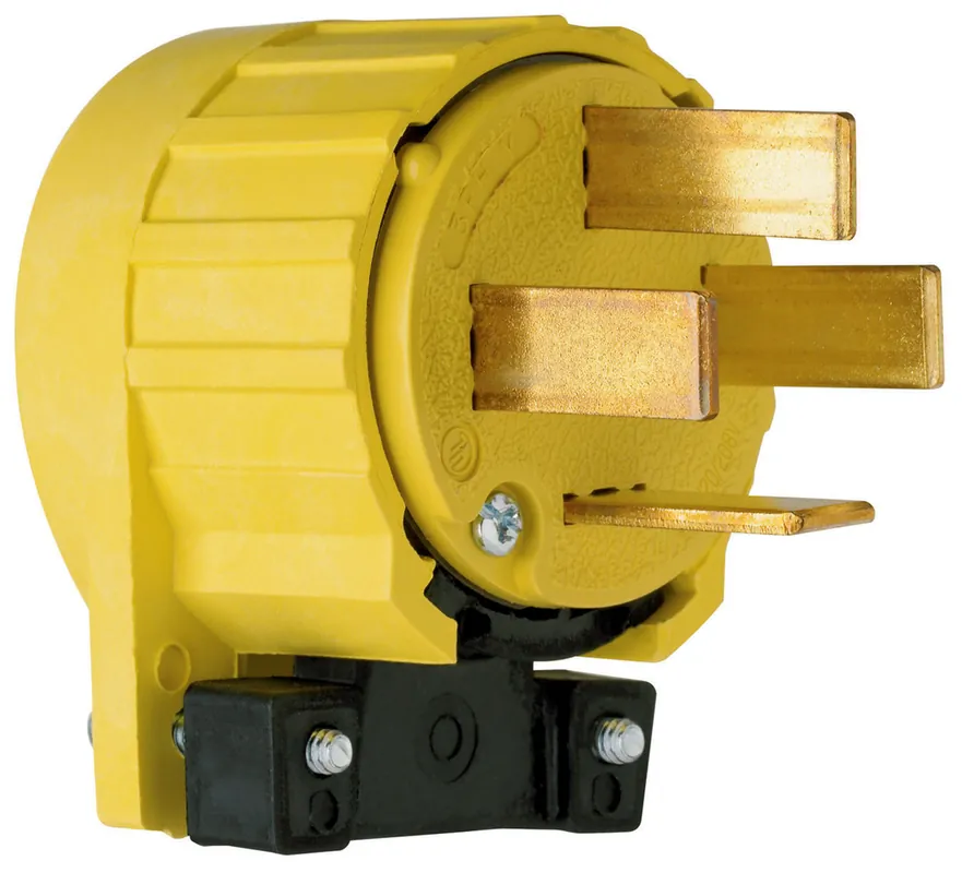 Legrand 8302AN Pass & Seymour Angled Plug 60 Amp 4 Pole 4 Wire Non-Grounding