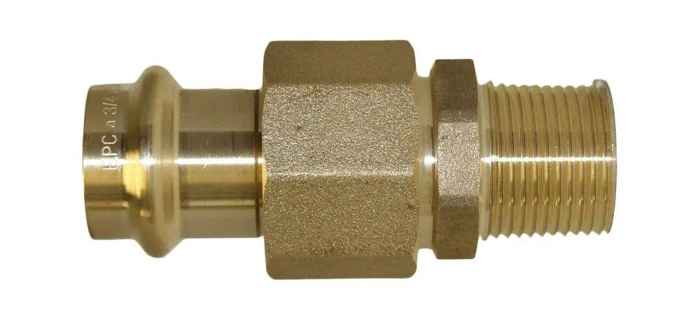 Apollo 10075894 2 in. Sweat x MNPT Domestic UNS C27451 Brass Union