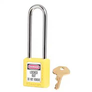 Master Lock 410LTYLW Series 410 High Security Thermoplastic Safety Padlock