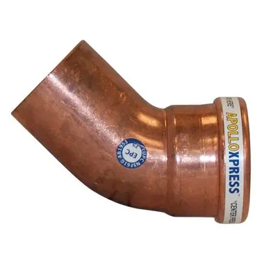Apollo 10075086 1-1/2 FTG x C Copper 45 Degree Street Elbow
