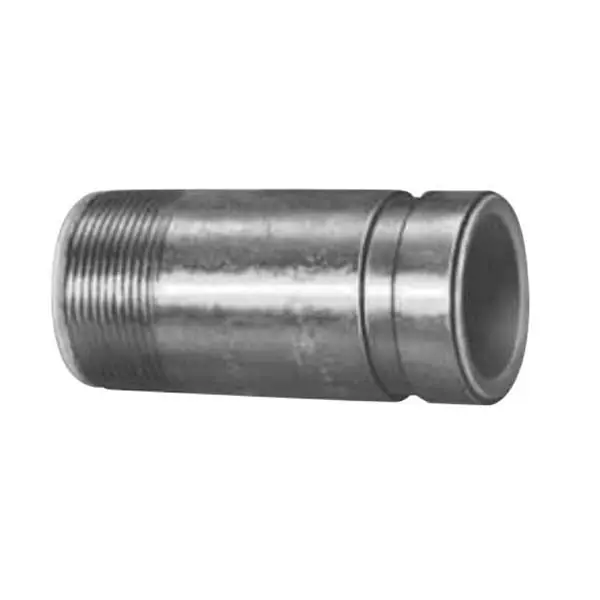 Victaulic 50600-02 Clearflow 47-GT Carbon Steel Zinc Electro-Plated Dielectric Nipple 2 in Grooved x MNPT