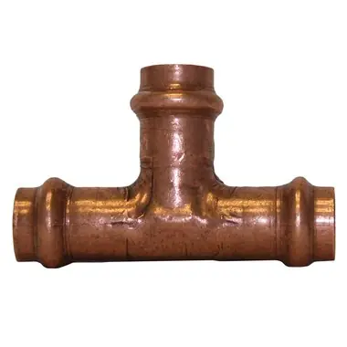 Apollo 10066018 811R Tee - Reducing Run, Copper, Small Diameter, PxPxP , 10066018