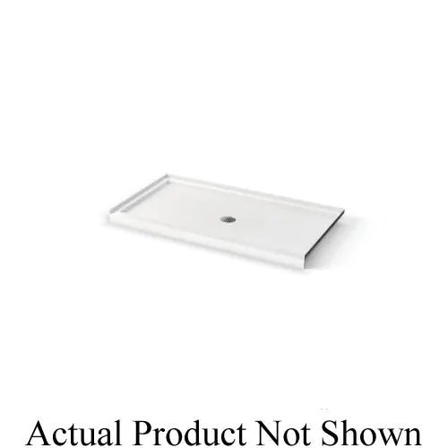 Aquatic SB6032-BO Everyday SB6032 Icon Alcove Low-Threshold Rectangular Shower Pan