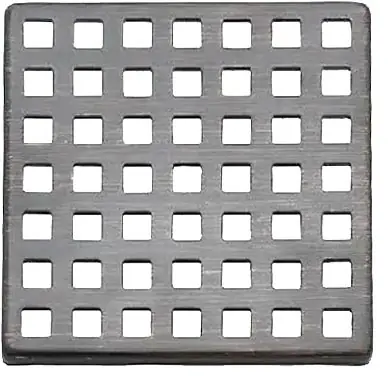 Mountain Plumbing MT607/VB Re-Vive Select Series 4-in Shower Drain Square Grid, Venetian Bronze