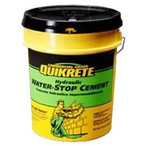 Quikrete 112650 Hydraulic Water-Stop Cement 50 lb Pail