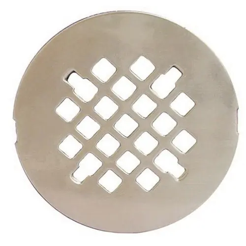 Jones Stephens D40010 Snap In Shower Strainer Satin Nickel 4-1/4 Inch Diameter