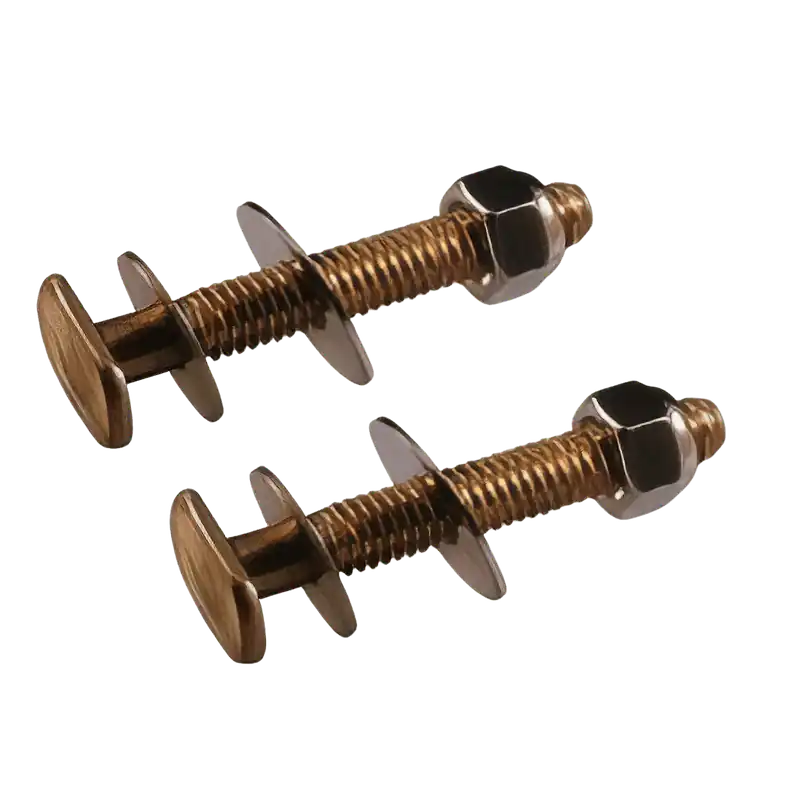 Approved Vendor CB12PR2 Closet Bolt With Nut And Washer 1/4 inch x 2-1/4 inch