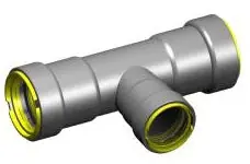 Apollo PWR7481804 PowerPress 2 x 2 x 3/4 Gas Tee Fitting