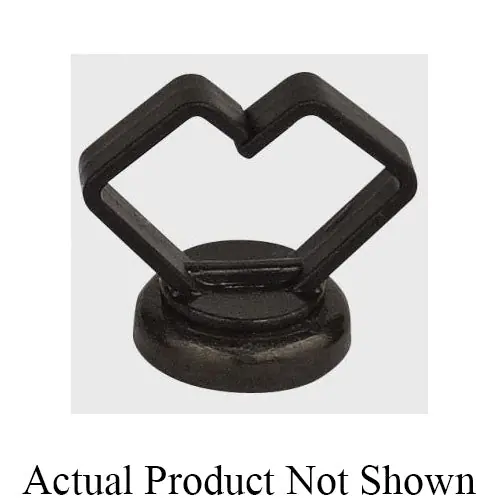 Rack-A-Tiers RM050BK Mag Daddy 1/2 Black Magnetic Cable Holder Pack of 10