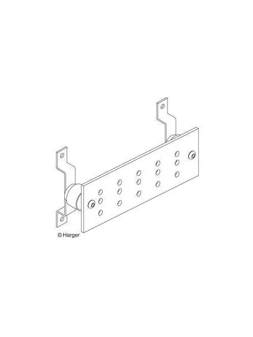 Harger GBI14412C Lightning & Grounding 1/4 x 4 x 12 Inch Ground Bar