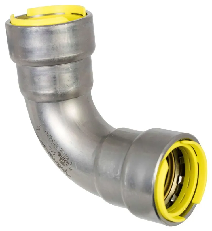 Apollo PWR7481441 Powerpress, Press Elbow, Gas, 1-1/4 inch x 1-1/4 inch, Press x Press, 90 Degree, Model 407G