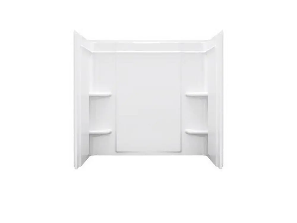 Sterling 71324100-0 Ensemble Medley 60 x 32 x 56-1/4 in. Tub & Shower Wall in White