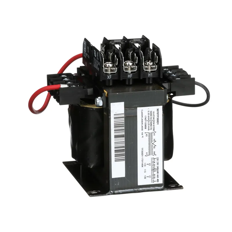 Square D 9070TF350D1 350 VA 240 x 480 VAC Primary 120 VAC Secondary 1-Phase Control Transformer