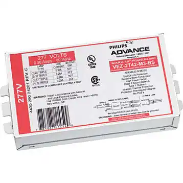 Philips Lighting VEZ2T42M3BS35M Advance VEZ2T42M3BS35M 277 VAC 60 Hz 42 W 4-Pin Dimmable