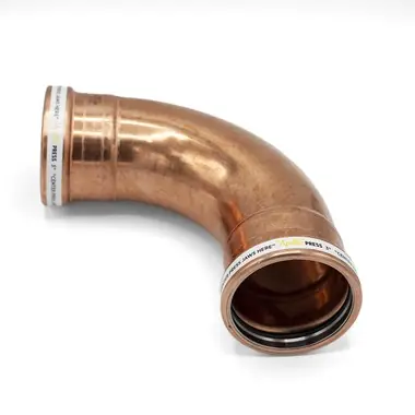 Apollo 10062067 Model 807L 3 in. Copper Press Long Turn 90 Degree Elbow