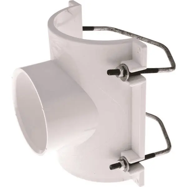 IPS Corporation 82650 3X 2 PVC Saddle Tee Kit (3 in SCH 40 DWV PVC Pipe)
