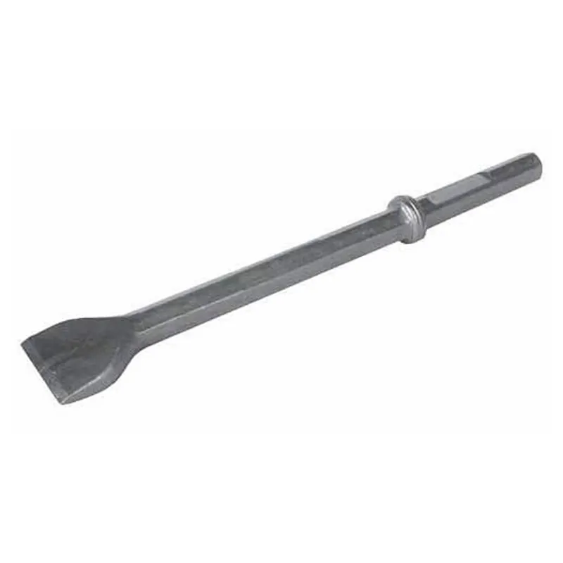 Milwaukee Tool 48-62-4010 Chisel, For Use With Demolition Hammers, 3 in W Head, 20-1/2 in OAL, 1-1/8 in Collared Hex Shank with Notch