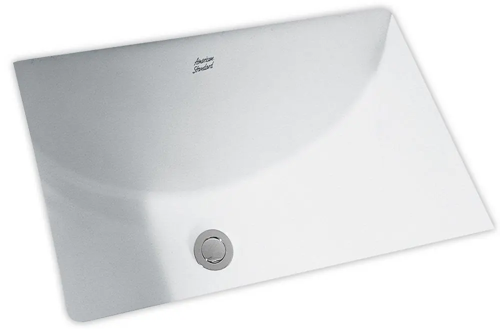 American Standard 0614300.020 Studio 23-5/8 x 16-5/8 in. Rectangular Undermount Bathroom Sink in White