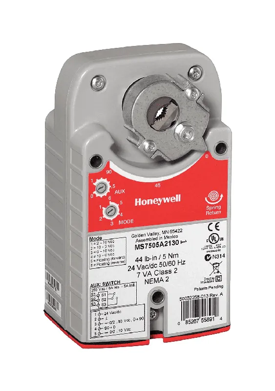 Honeywell MS4105A1130/U Direct Coupled Actuator 44 in-lb