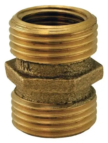Jones Stephens G20008 Garden Hose Adapter with 1/2 in FIP Tap 3/4 in Male Hose Thread