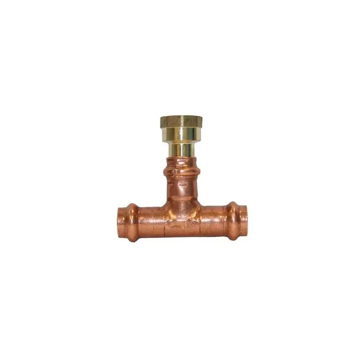 Apollo 10066586 1-1/2 x 1-1/2 x 1/2 in. Copper Press x Female Reducing Tee