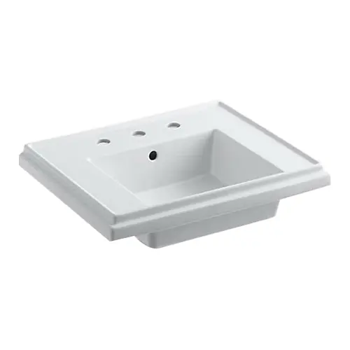 Kohler K-2757-8-0 Tresham Fireclay Bathroom Sink Basin 24 in x 19-1/2 in x 7.313 in