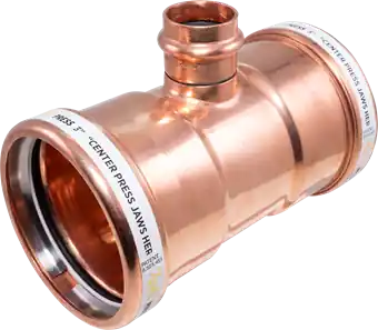 Apollo 10077764 811R 2-1/2 x 2-1/2 x 3/4 in. Copper Press Tee