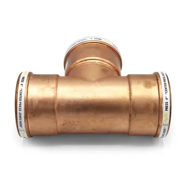 Apollo Valves 10077762 ProPress XL-C Tee Copper 4 in