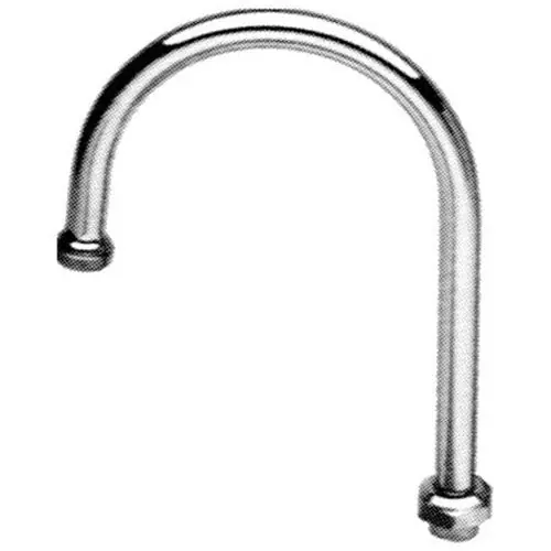 T&S Brass 135X Swivel Gooseneck Stream Regulator 8-3/4 Spread 12-1/16 Height