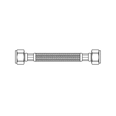 Kissler 88-4012 Flexible Braided Connector 3/4 in FIP 12 in L