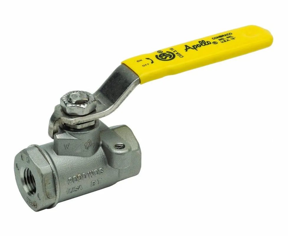 Apollo Valves 7610627 76-100 Series 1-1/4 in. Stainless Steel Standard Port FNPT 1500# Ball Valve