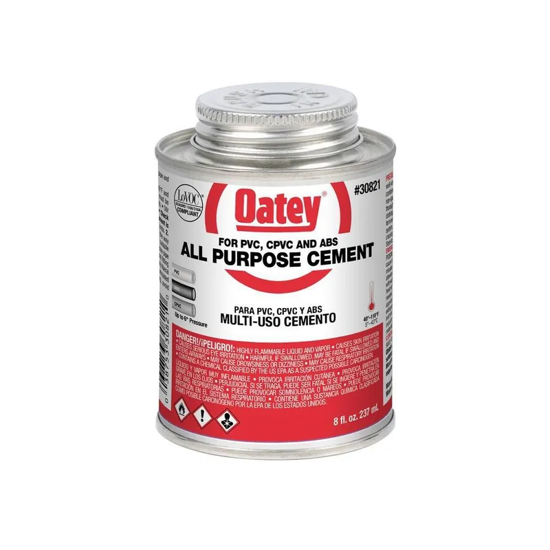 Oatey 30821 All-Purpose Pipe Cement 8 oz