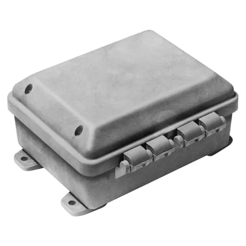 CARLON CJ14126 Circuit Safe Polycarbonate JIC Enclosure Assembly with hinged opaque cover 14 inches x 12 inches x 6 inches
