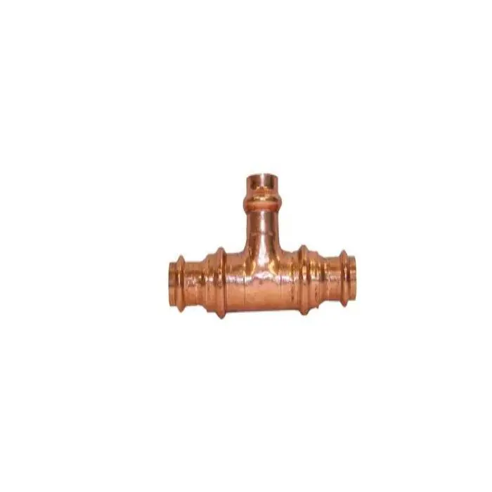 Apollo 10077810 Model 811BH 1/2 x 1/2 x 3/4 in. Press Reducing Domestic UNS C12200 Copper Tee
