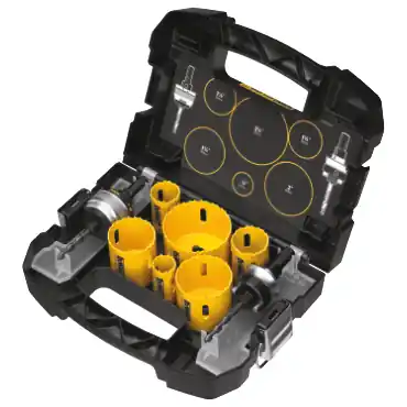 DeWalt D180002 Hole Saw Kit 9 Pc. Electrician's Hole Saw Kit