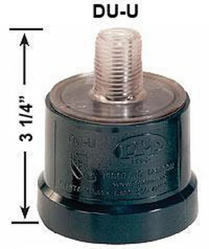 Precision Plumbing Products DU-U 4-3/8 in x 1/2 in Trap Primer Valve