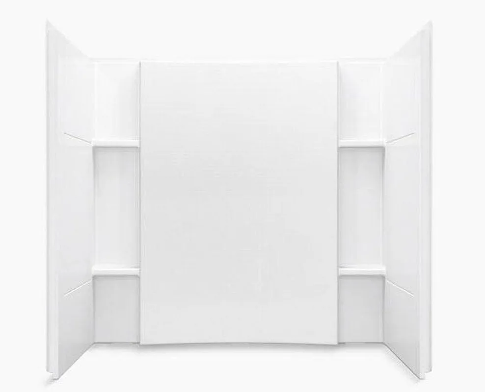 Sterling 71164100-0 Accord 60 x 36 x 55-1/4 in. Tub & Shower Wall in White