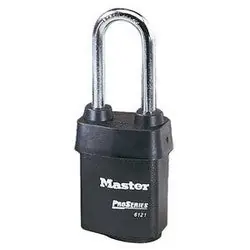 Master Lock 6121LJ Tumbler Padlock Proseries Weather Tough Keyed Different 2-1/8 Width