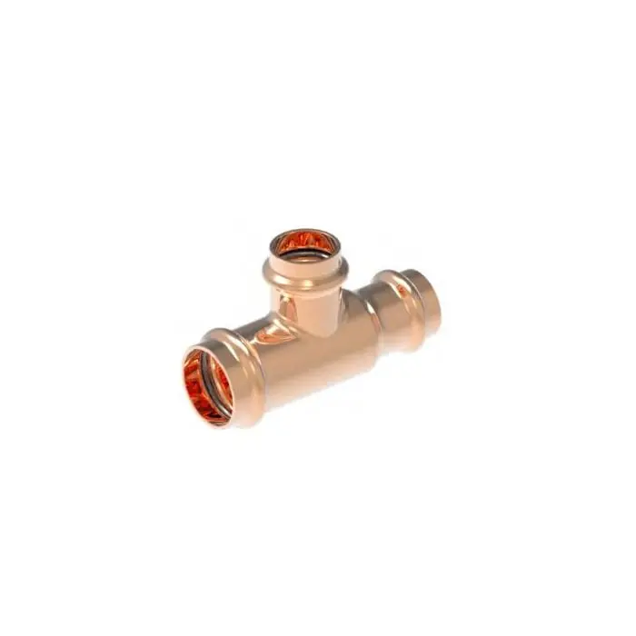 Apollo 10077798 811R Tee - Reducing Run & Outlet, Copper, Small Diameter, PxPxP , 1-1/2x1x3/4
