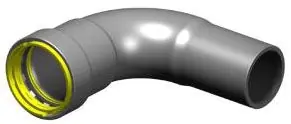Apollo PWR7481496 Powerpress Elbow Gas 1 Inch x 1 Inch Press x Fitting 90 Degree