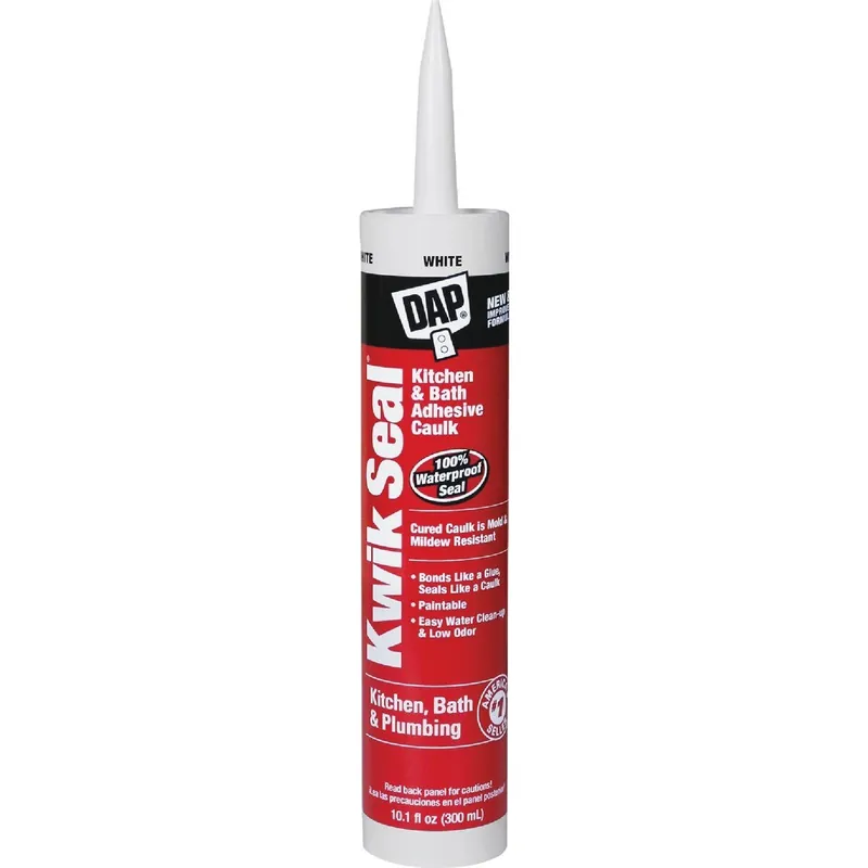 DAP 18032 DAP Kwik Seal Adhesive Caulk 10.1 Oz.