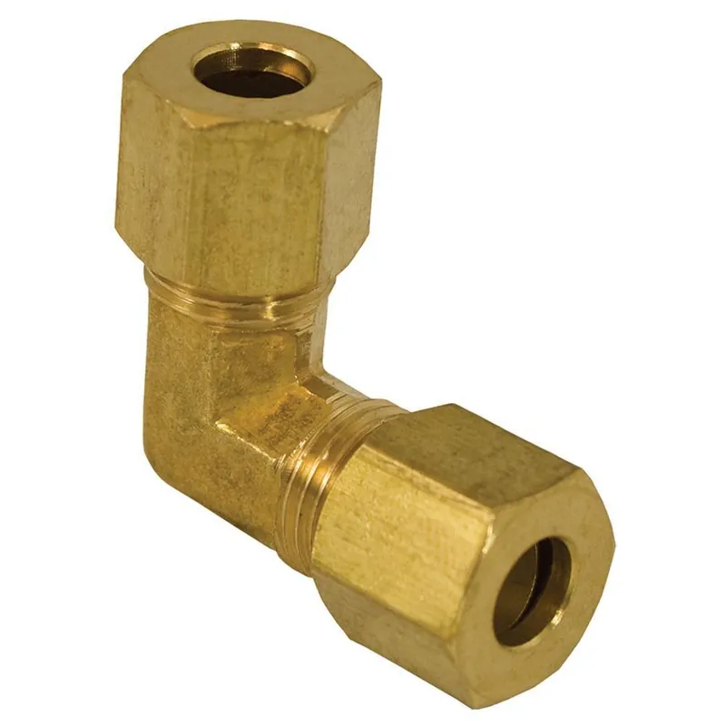 Jones Stephens C74041LF 3/8 in. OD Compression Brass 90 Degree Elbow C74041LF
