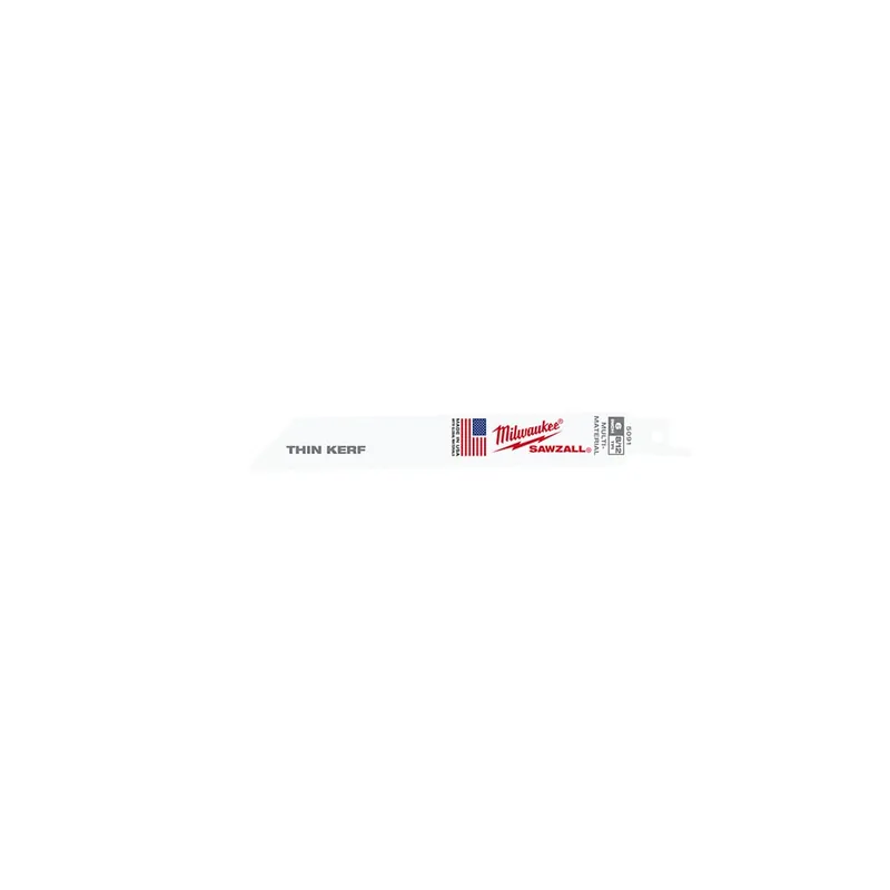 Milwaukee 48-01-7091 6 in. 8/12 TPI SAWZALL Blades