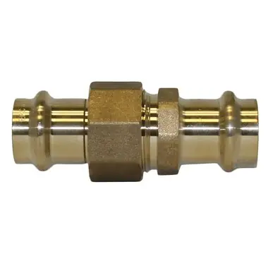 Apollo 10075864 8733 Union, Lead Free Brass, Small Diameter, PxP, 1x1